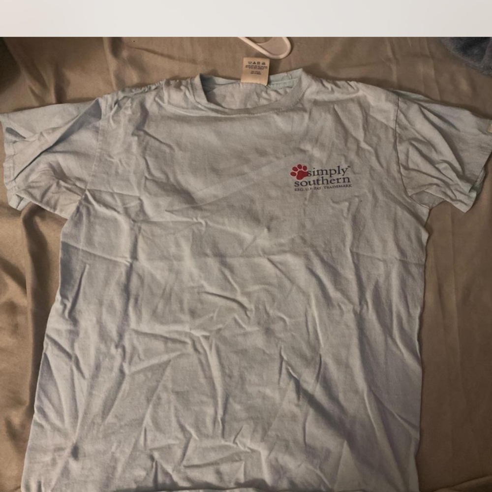 Simply Southern Light Gray Short Sleeve Tee